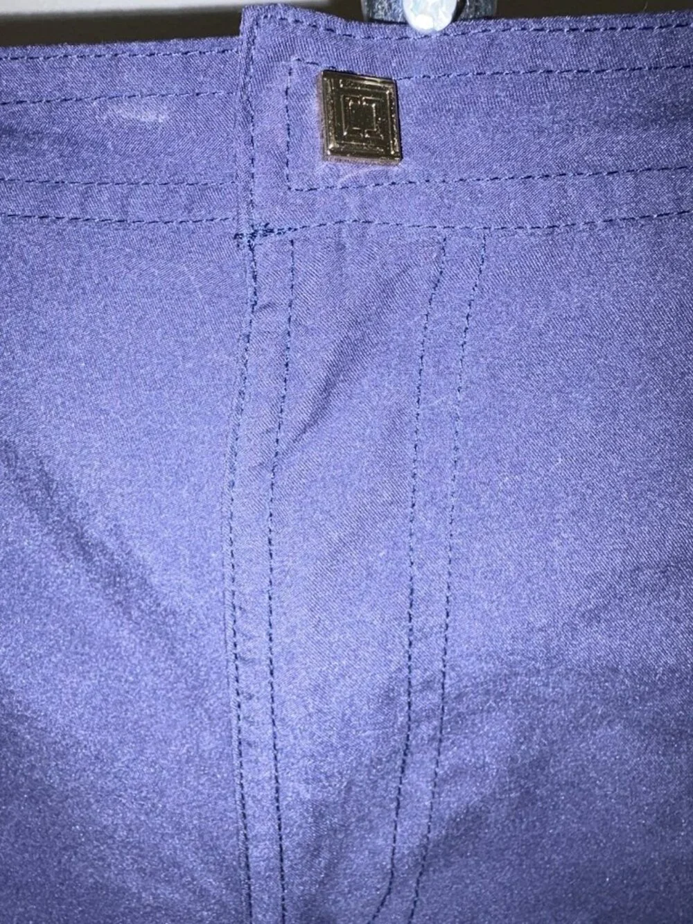 Liz Claiborne Blue Casual Shorts Women 16 36X5 Stretch Polyester